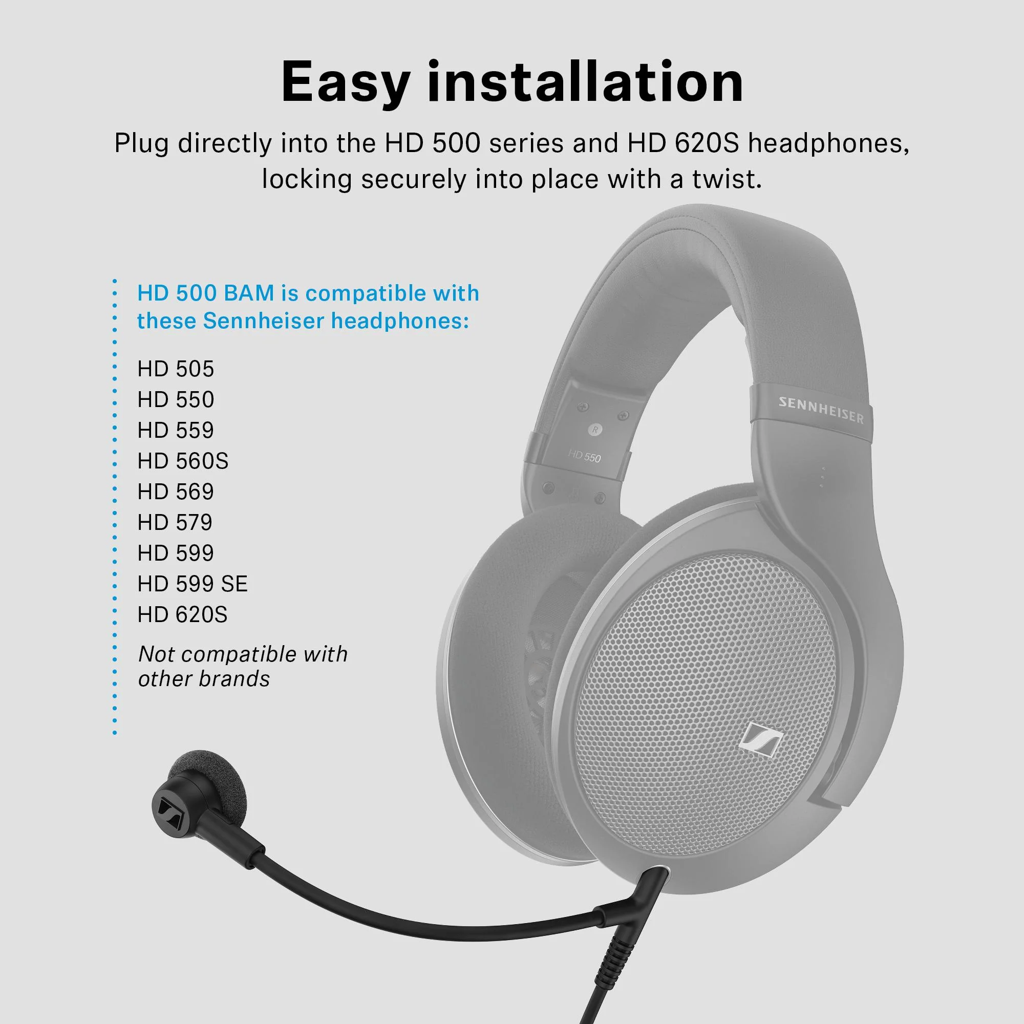 HD 560 S with Boom Arm Microphone Set - Image 8